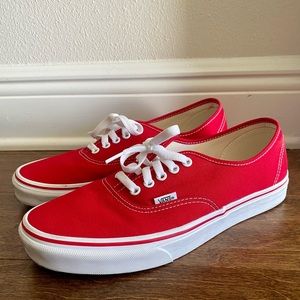 Red Vans Sneakers